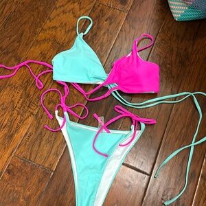 Color block bikini